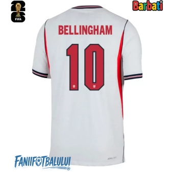 Anglia Jude Bellingham #10 Tricou Fotbal Replică Mondial 2026 Barbati Acasa